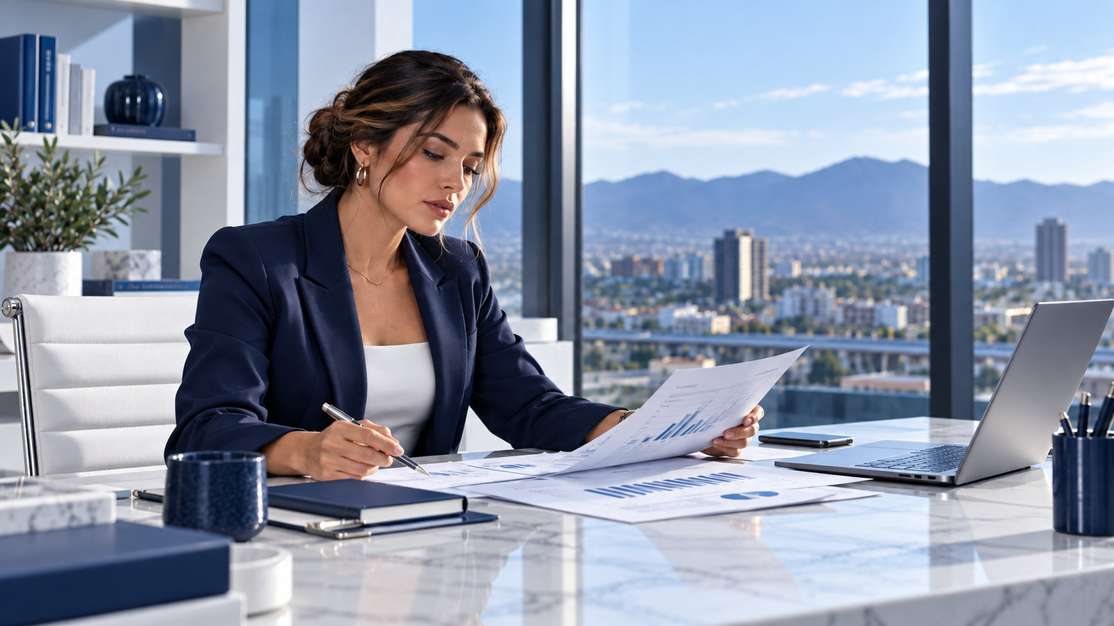 Profesional desarrollando su empresa